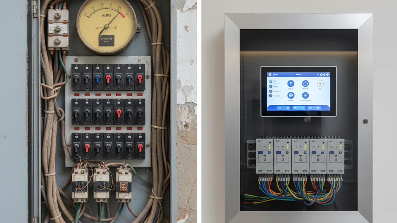 Vergleich klassische vs. smarte Elektroinstallation