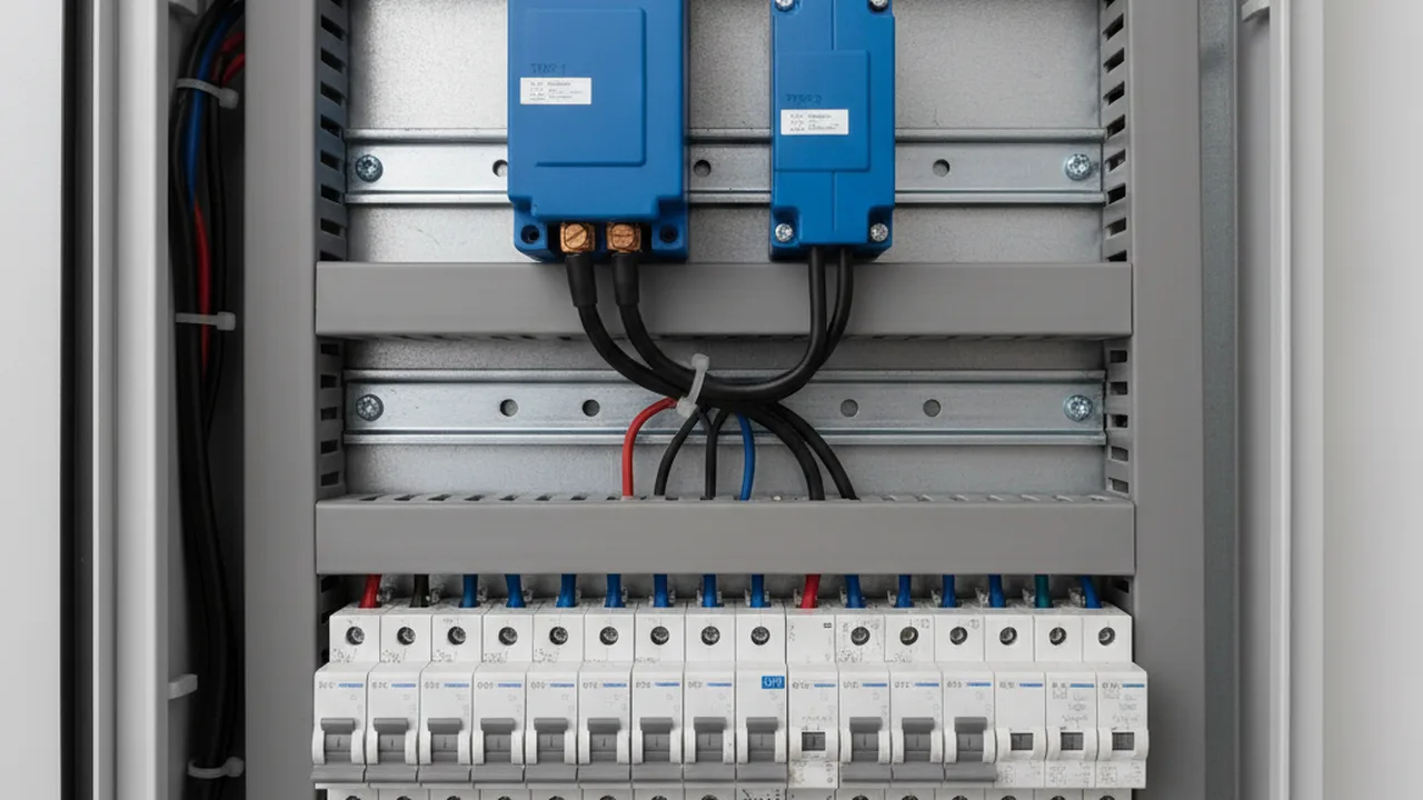 Überspannungsschutz Typ 1 und Typ 2 im Sicherungskasten